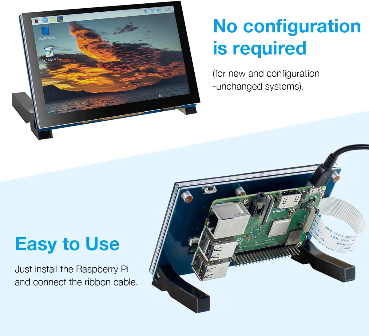 Rasberry pi 5 touch screen